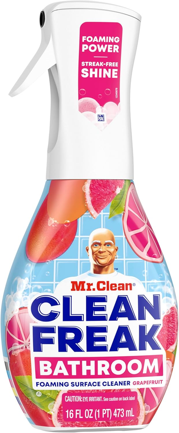 Mr. Clean Clean Freak Multi Surface Cleaning Spray, Deep Cleaning Mist Starter Kit and Refill Bundle, Unstopables Fresh Scent, 64 fl oz