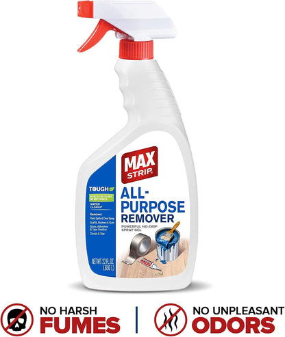 All Purpose Paint Remover Spray 22oz - Water Based Adhesive Remover Spray, Spray Paint Remover, Graffiti Remover Spray, Overspray Remover, Dried Paint Remover - No Methylene Chloride NMP Formula