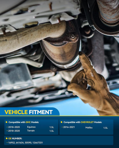 PHILTOP Left and Right Catalytic Converter Replacement For 2005-2010 300 2.7/3.5L V6 RWD, 2006-2010 Charger 2.7/3.5L V6 RWD, 2005-2008 Magnum 2.7/3.5L V6 RWD Replace 55434, 55433 (EPA Compliant) - Colors B