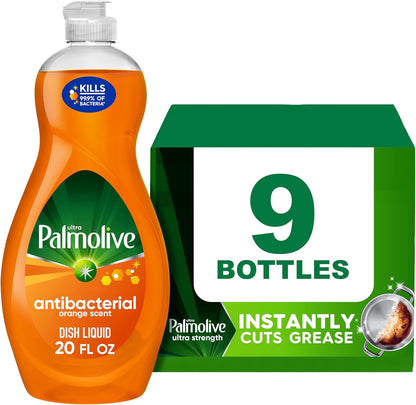 Palmolive Ultra Dish Liquid, Orange, Antibacterial, 32.5 Fl Oz (Pack of 1)