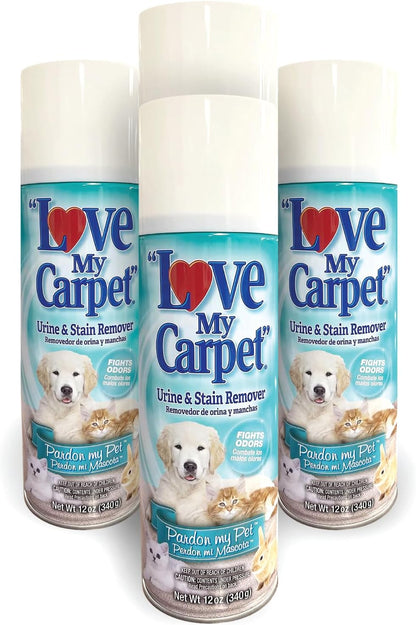 Love My Carpet Pet Special Heavy Foam,Carpet Cleaner,Urine,Pet Stain And Odor Remover,Carpet Cleaner Solution,2 Pack Of 12oz