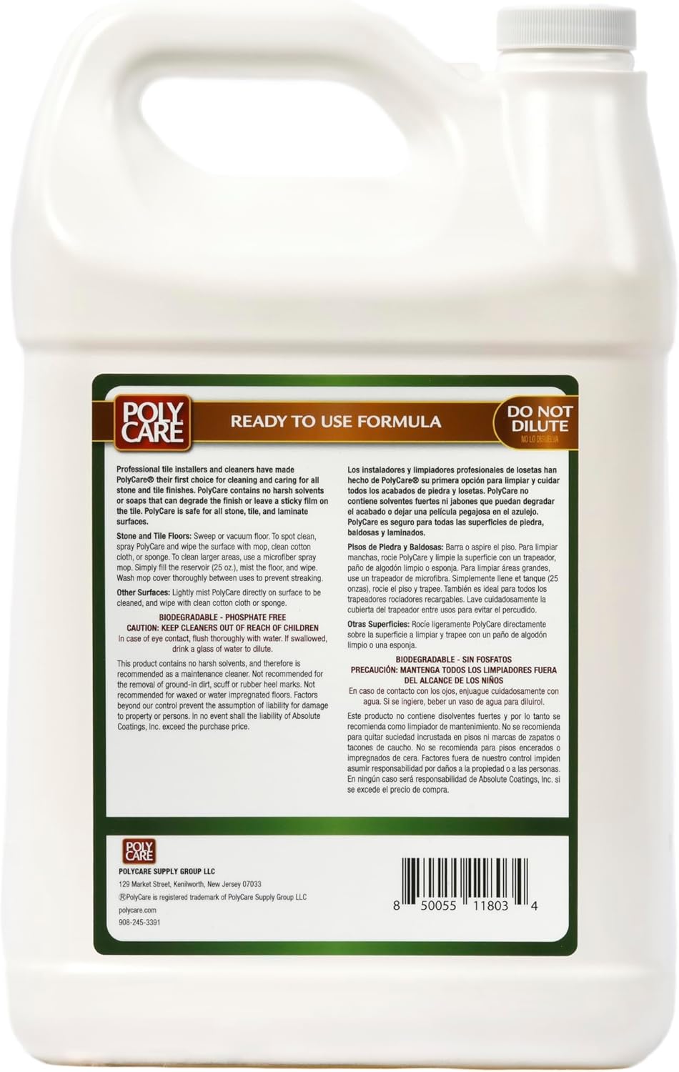 Hardwood Floor Cleaner Refill - 128 fl oz - Fresh- Refill for Spray Mops and Spray Bottles - Residue-Free Floor Cleaning Solution for Wood or Laminate Floors