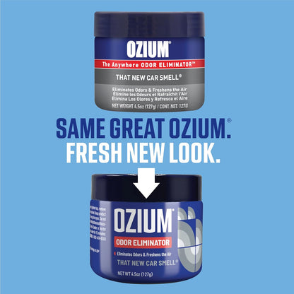 Ozium 4.5 Oz. Odor Eliminating Gel for Homes, Cars, Offices and More, Original, 4 Pack