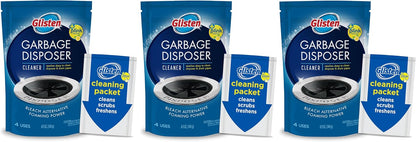 Glisten Disposer Care Foaming Cleaner, Lemon Scent, 12 Use (BND01728)