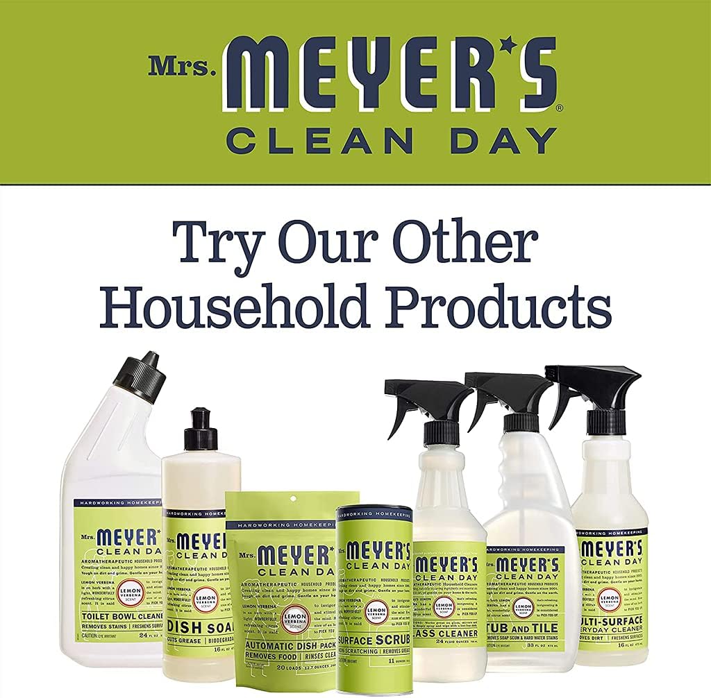 Mrs. Meyer's Tub and Tile Cleaner, Lemon Verbena - (Case of 6 - 33 fl oz)
