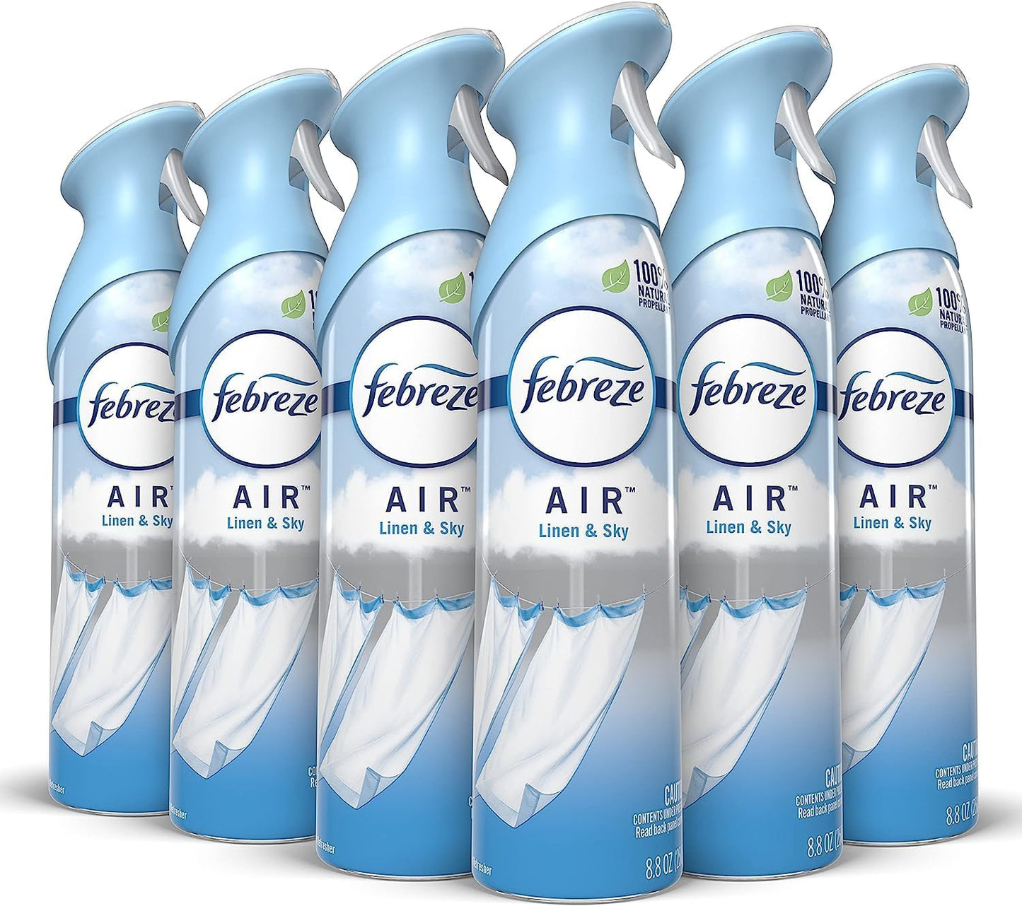Febreze Air Mist Air Freshener Spray, Odor-Fighting Room Spray, Air Fresheners for Home and Bathroom and Kitchen, Aerosol Can, Mountain Scent, Purple, 8.8oz (Pack of 3)