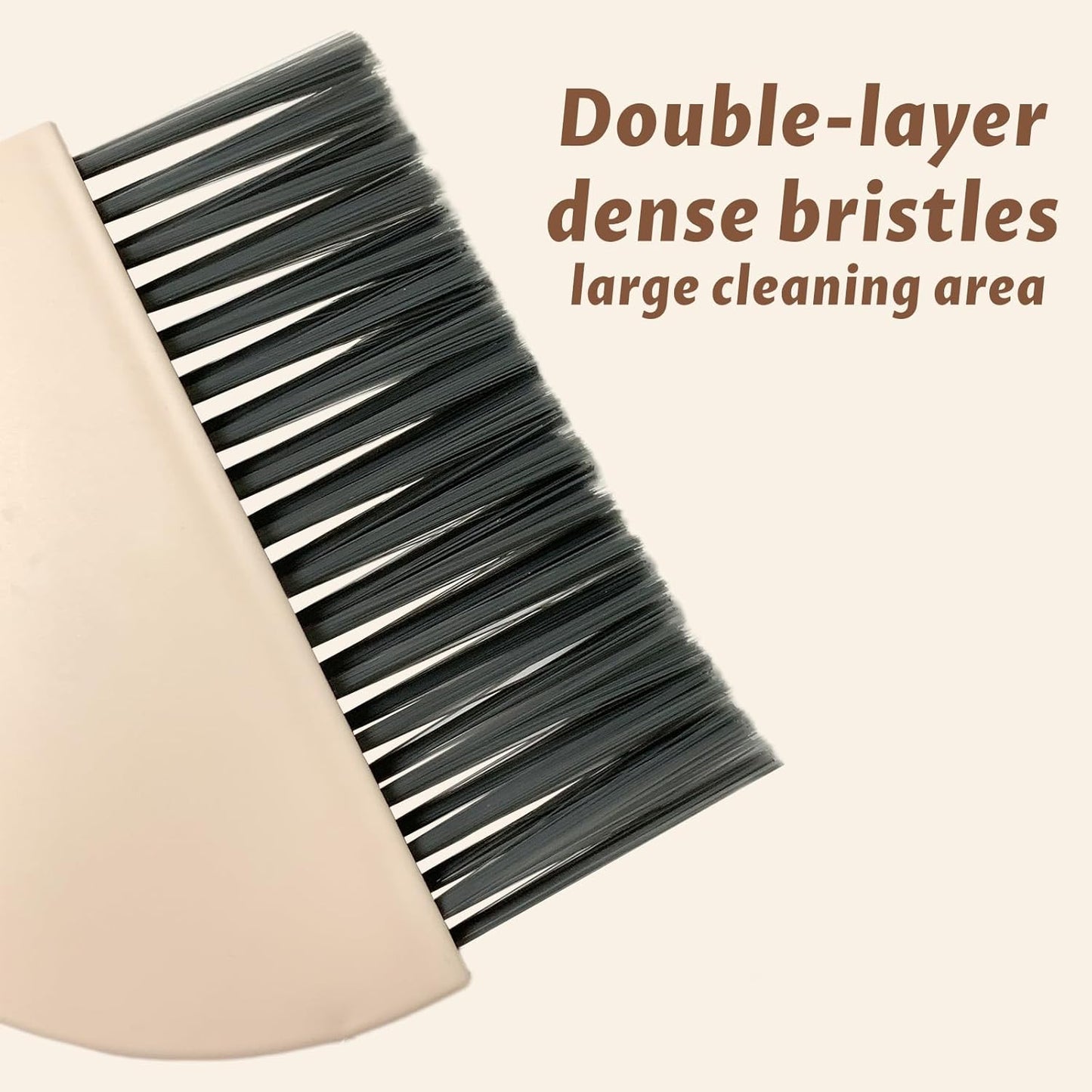 Dust Pan and Brush Set,Small Hand Broom and Dustpan Set for Home Cleaning Drawers Desktop Sofas Pet Care and Outdoor