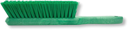 SPARTA Handheld Soft Counter Brush 8 Inch Bristle Span, Multi-Use Dust Brush with 5 Inch Handle for Tables, Countertops, and Delicate Surfaces, Polyester, Orange