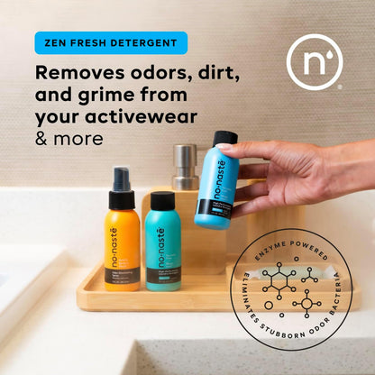 Nonaste Odor Eliminating Spray for Shoes, Gym Bags, Sports Gear & Yoga (16 Oz, Pack of 1) | Long-Lasting Fabric Refresher with Enzymes | Shoe Deodorizer & Gym Bag Deodorizer, Fabric-Safe