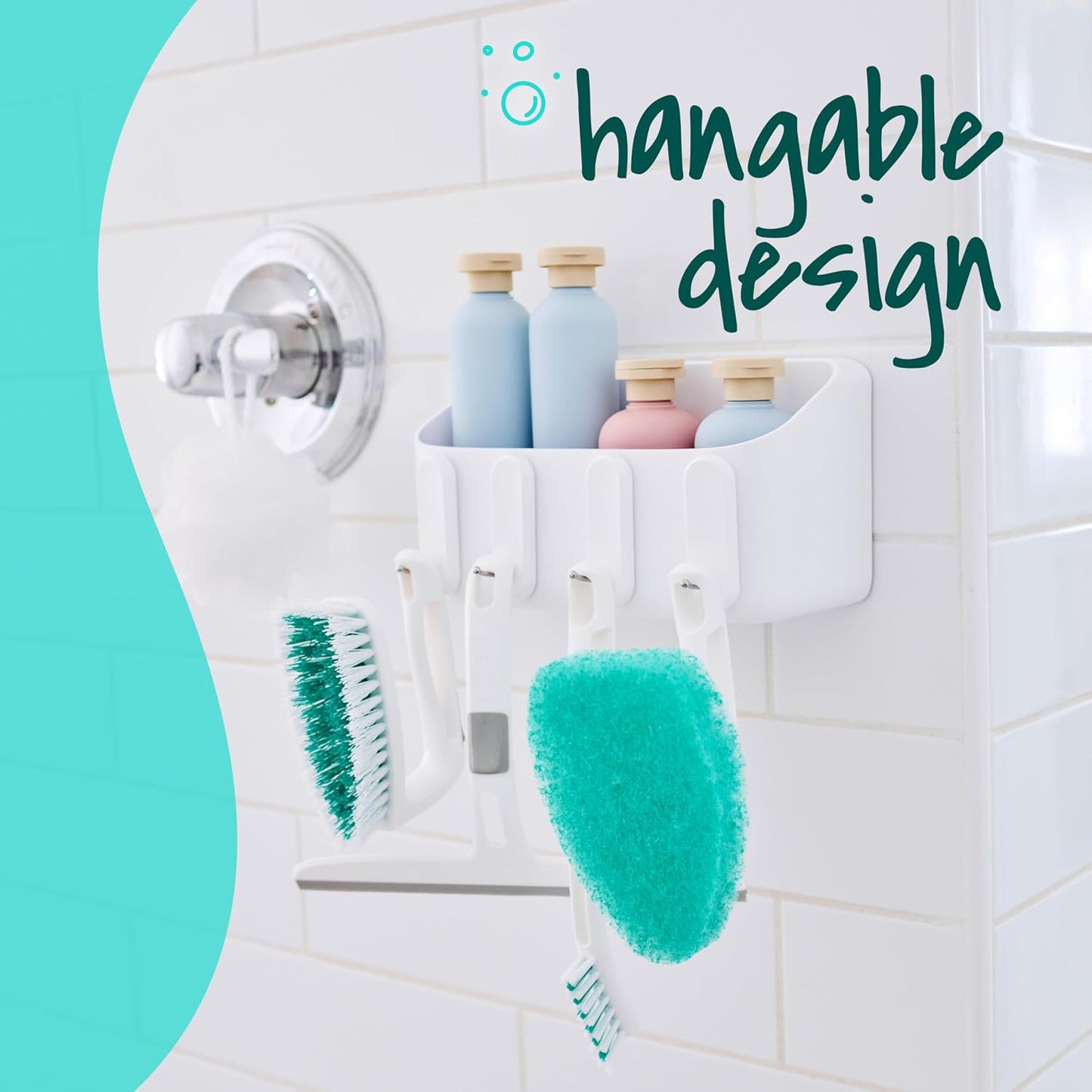 Scotch-Brite Deep Clean Brush, For Tile Floors and Walls, Shower Doors, Tubs, and More