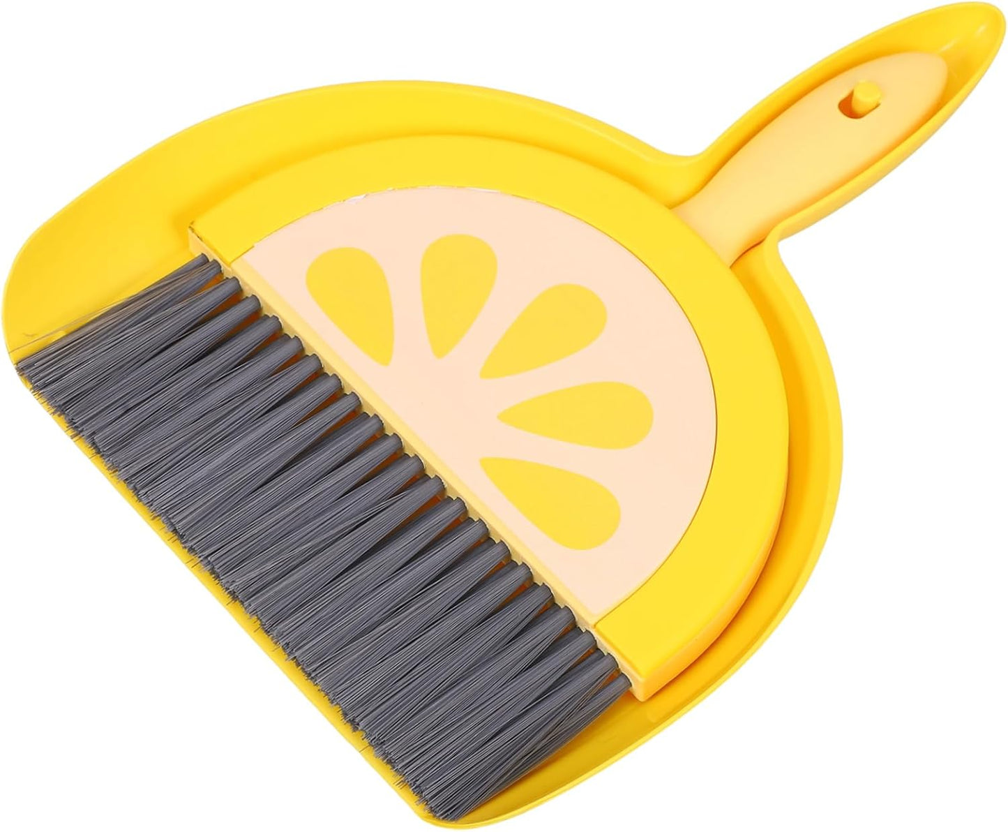 PRETYZOOM Mini Broom and Dustpan Set Lightweight Small Cleaning Kit for Desktop Car Interior Pet Hair Cleanup Compact Dustpan and Brush for Home Office Use