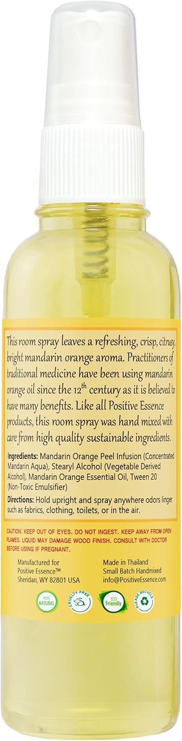 Lavender Room and Pillow Spray, Natural Aromatherapy Sleep Spray with Lavender Essential Oil for Relaxation, Fabric & Bedding Mist, Non-Aerosol Odor Neutralizer