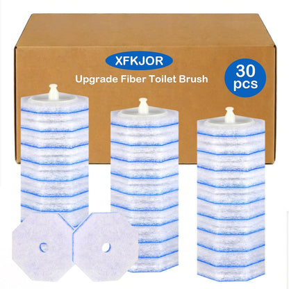 100 Count Toilet Wand Refills for Clorox Toilet Wand - Upgrade 3-Layer Thickened Toilet Brush, Replacement Heads for Clorox Toilet Wand Refills, 5X Cleaning Power | No Falling Apart