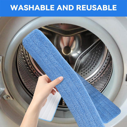 36" Microfiber Pad for Rubbermaid Commercial 36 Inch Mop Head - 6 Pack Replacement Wet & Dry Commercial Reusable Cleaning Mop Refills Fit for Any Microfiber Flat Mop System 36"