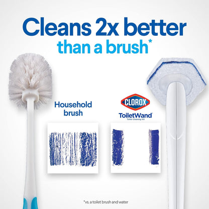 CLOROX Disinfecting Value Pack, 3x 75ct Disinfecting Wipes, Toilet Wand System with 16 Disinfecting Refills