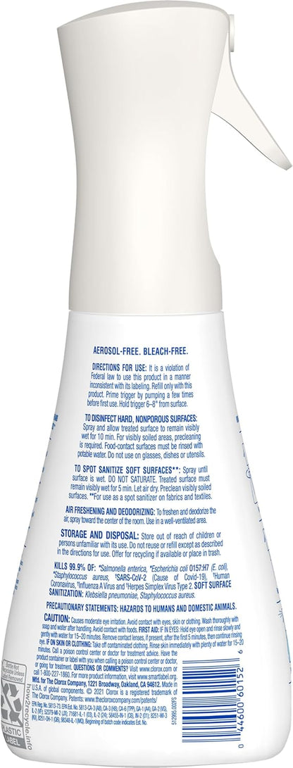 Clorox Disinfecting Mist, Eucalyptus Peppermint, Disinfecting Spray, 16 Fluid Ounces