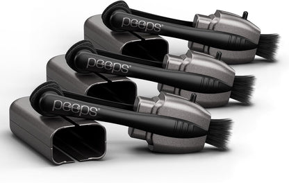 Peeps Glasses Cleaner - for Eyeglasses, Reading Glasses, and More - Lens Cleaner with Carbon Microfiber Tech-Injected Blue-1 Count (Pack of 1)