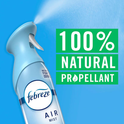 Febreze Air Mist Air Freshener Spray, Odor-Fighting Room Spray, Air Fresheners for Home and Bathroom and Kitchen, Aerosol Can, Downy April Fresh Scent, 8.8oz (Pack of 2)