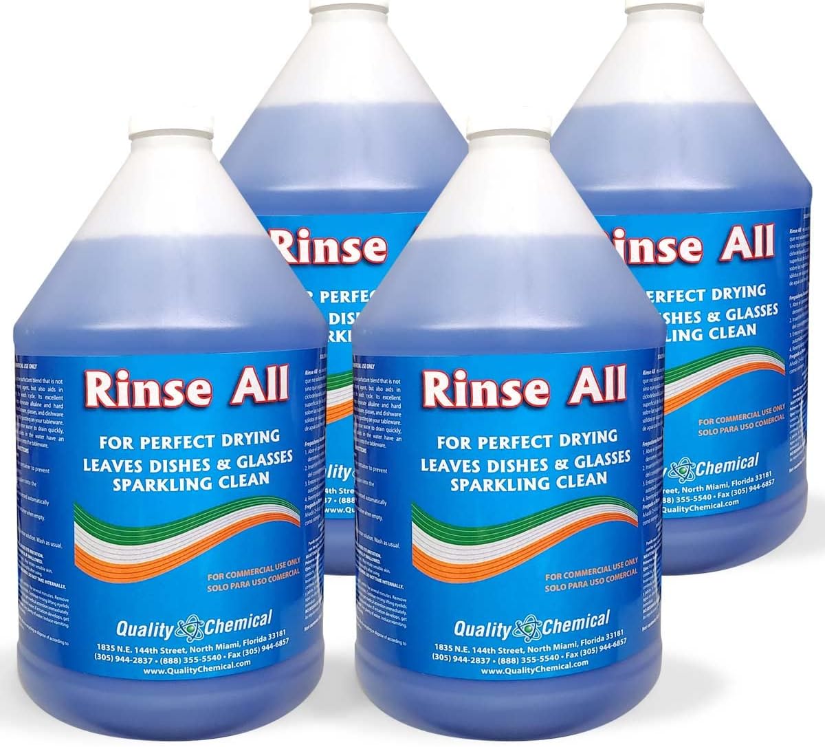 Rinse All / Commercial Industrial Grade Rinse Aid / 1 Gallon (128 oz.)