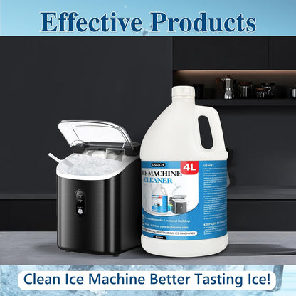 Ice Machine Cleaner Descaler Tablets-36Pack Ice Maker Cleaner Compatible with Frigidaire, Opal, GE Profile, Kitchenaid, Nickel Safe Scale Remover for Countertop, Nugget Ice Makers