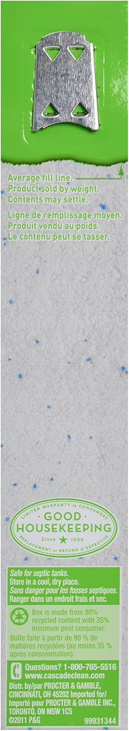 Cascade Dishwasher Detergent - Powder - 60 Oz (3.75 Lb) - 1/ Each - White