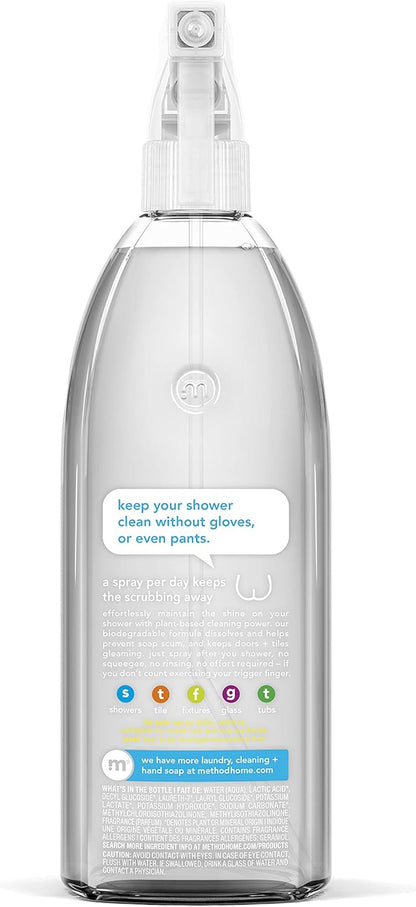 Method Daily Shower Cleaner Spray, Ylang Ylang, For Showers, Tile, Fixtures, Glass and Tubs, 28 oz spray bottle (Pack of 1)
