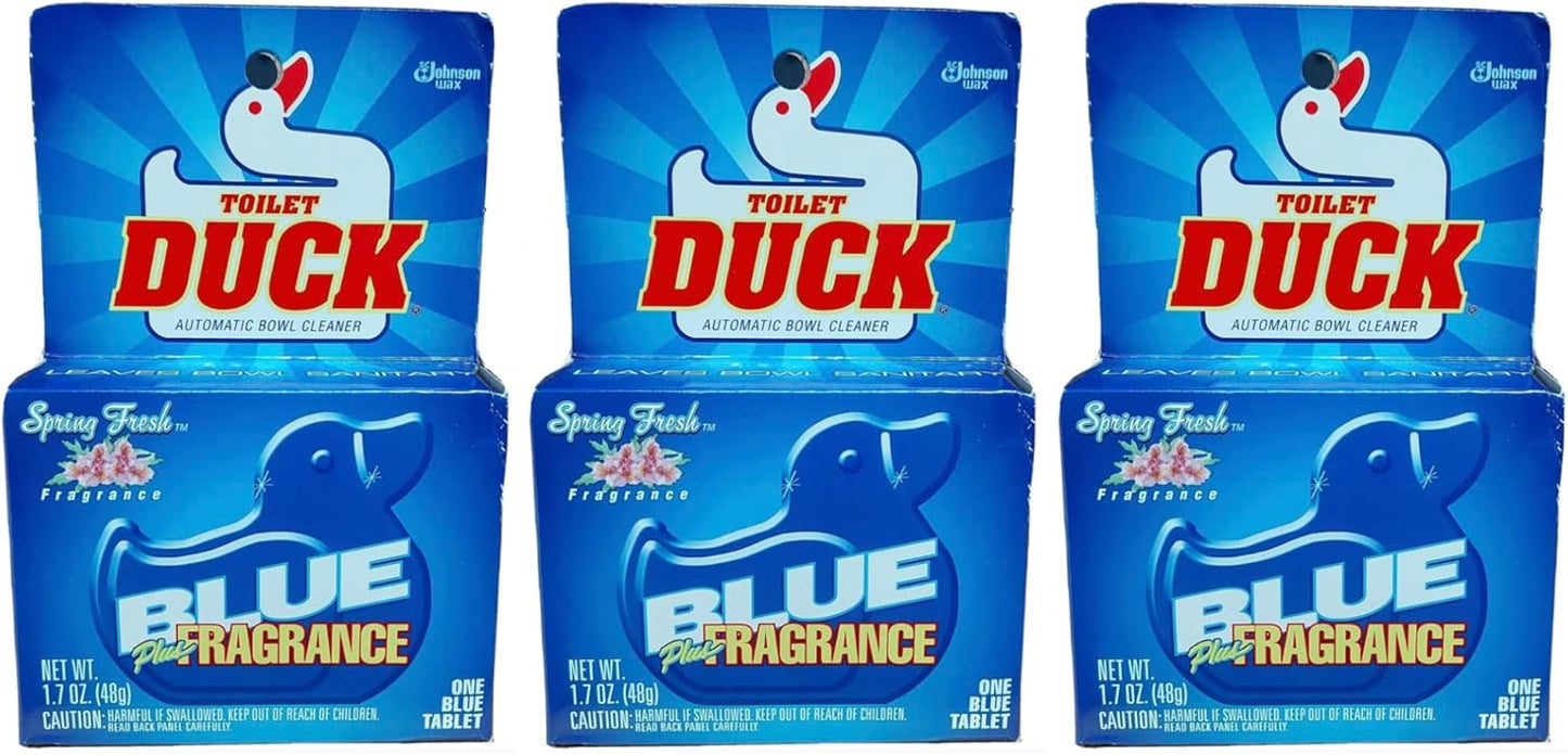 Toilet Duck Automatic Blue Single - 1.7 oz - 3 pk