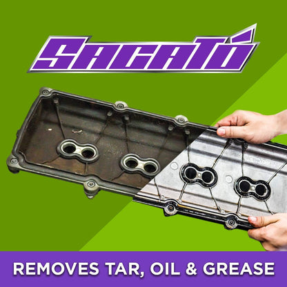 Cristal Products Sacato Cleaner & Degreaser, Liquid, Stainless Steel, 64 Fl Oz, 2 Pack