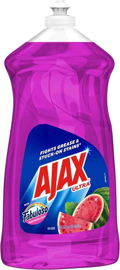Ajax Ultra Liquid Dish Soap Orange Scent, Triple Action, 90 fl oz Bottle