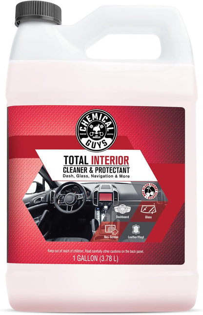 Chemical Guys Total Interior Cleaner & Protectant - Black Cherry, Car Cleaning Spray, Cleans and Protects Leather, Vinyl, Plastic, Rubber, and Glass, Safe for Trucks, SUVs, Jeeps, RVs & More - 16 oz