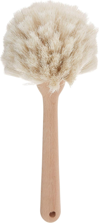 Fox Run Kitchen Brush, Stainless Steel Cleaning Brush for Tumblers, Glasses, Dishes, and Pans, 10.25"