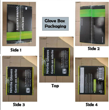 Inspire HEAVY DUTY ORIGINAL Stretch Nitrile Black Gloves Disposable Latex Free | Food, Mechanic, 6mil Black or 8 Mil Orange
