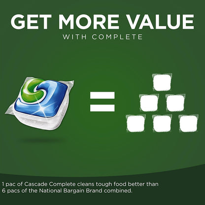 Cascade #1 Complete 12x Power ActionPacs Dish Detergent: Fresh Scent - 90 ct.