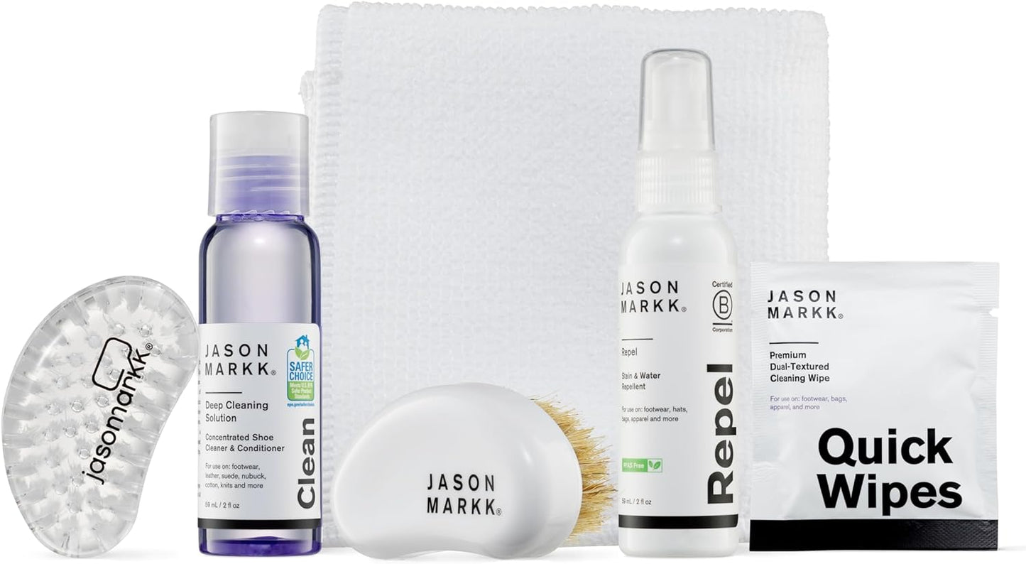 Jason Markk Shoe & Sneaker Cleaning Kits: Essential & Starter Kits, & Starter Box - Deep Cleaning Solution Sets