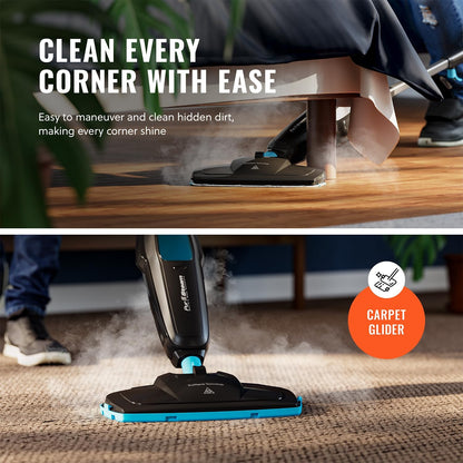 PurSteam 10-in-1 Steam Mop, Floor Steamer with Detachable Handheld Steam Cleaner for Tile, Hardwood Floors