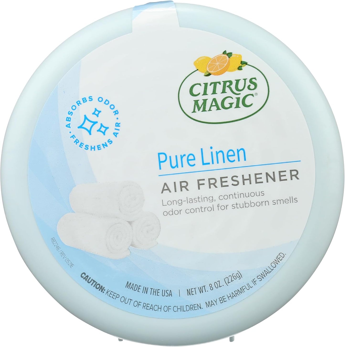 Citrus Magic Odor Absorbing Solid Air Freshener, Fresh Citrus, 8-Ounce, Pack of 1