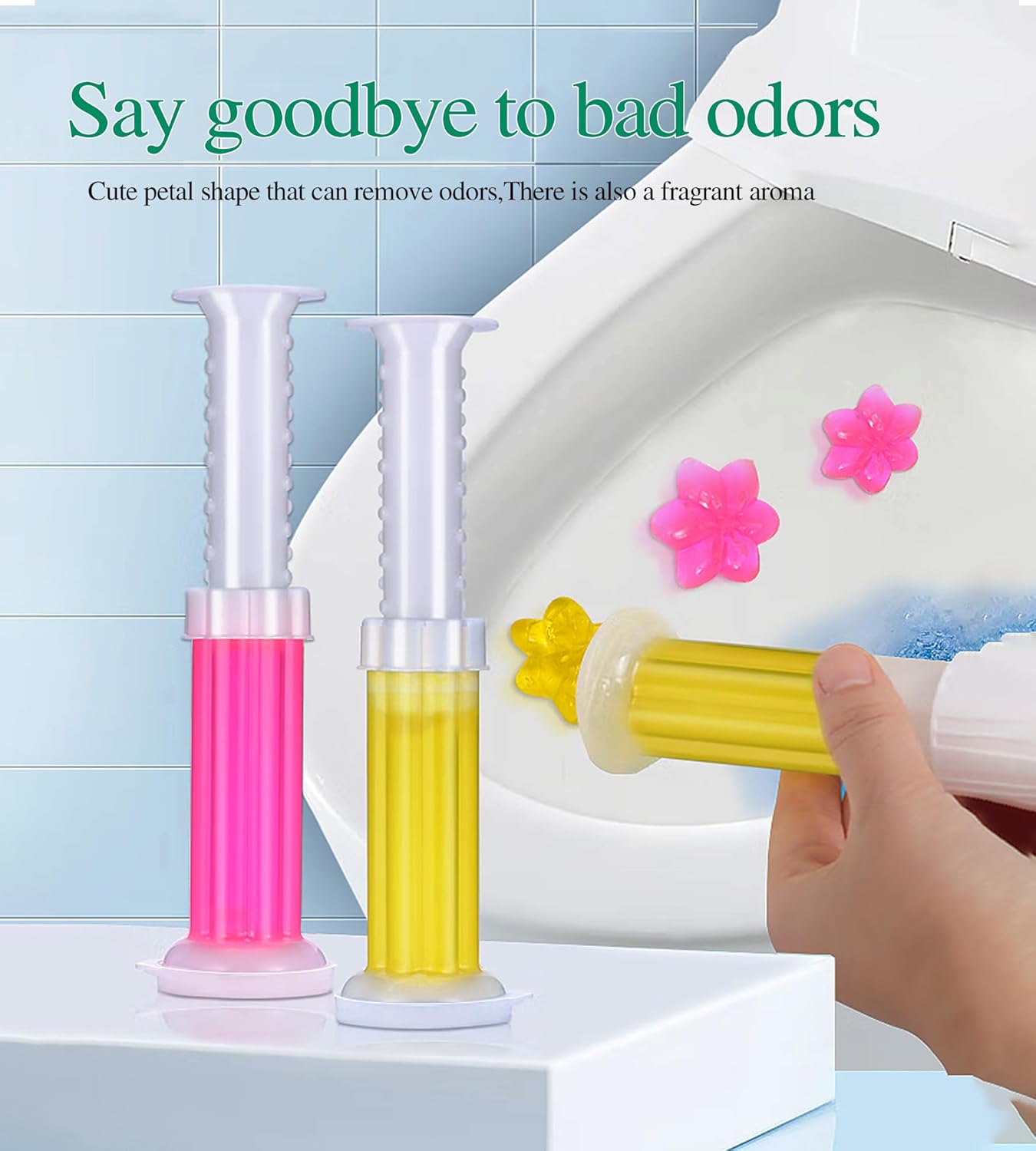 Toilet Bowl Cleaner Gel Stamp Kit, 117 Count, 9 Scents,bathroom Air Freshener (9)