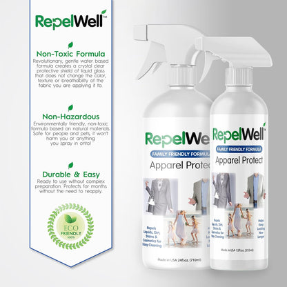 Eco-Friendly Upholstery Protect Stain & Water Repellent Spray 24oz – Non-Toxic, Pet-Safe Formula for Fabric, Leather, & Suede – Long-Lasting Stain Guard Keeps Furniture Clean & New