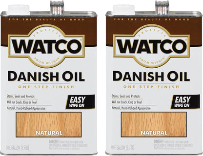 Watco Danish Oil Wood Finish Spray, 11.25 oz, Dark Walnut