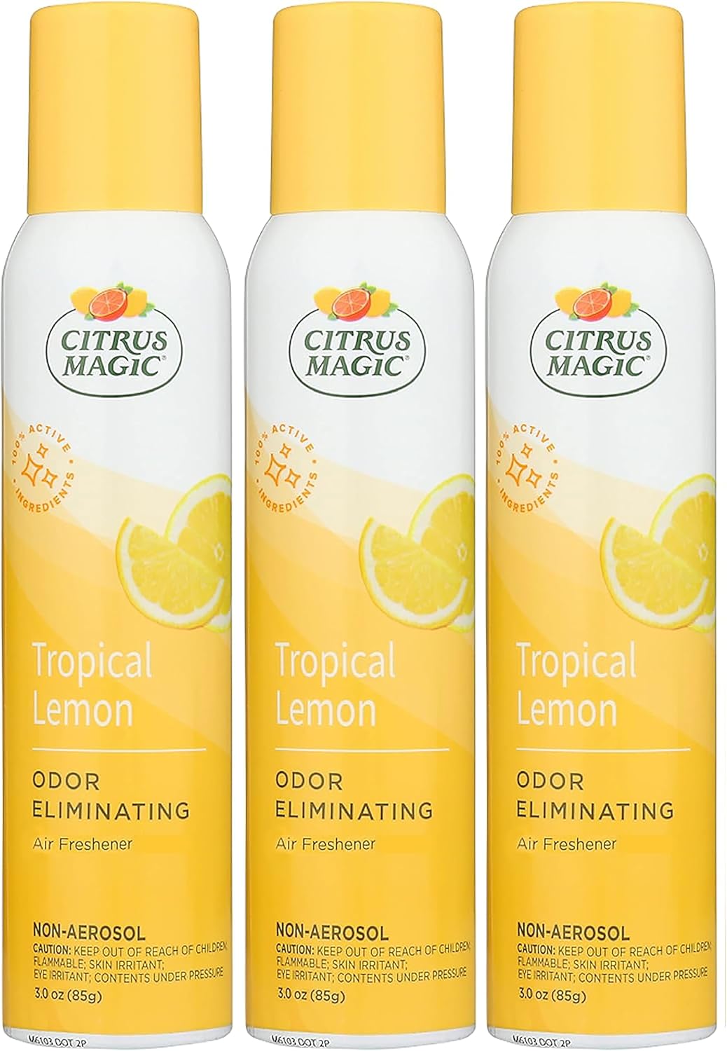 Citrus Magic Odor Eliminator Air Freshener Spray for Home, Orange Blast, 3-Ounce, Pack of 3