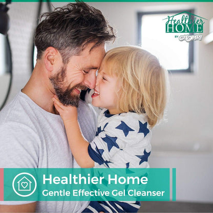 CHOMP! Shower Hardwater Stain Cleaner: Healthier Home ShowerDoorMagic Gel Remover with Scum Shield for Glass, Fiberglass, Removes Hard Water, Soap Scum, Calcium, Lime Scale, Grime Grapefruit 32 oz