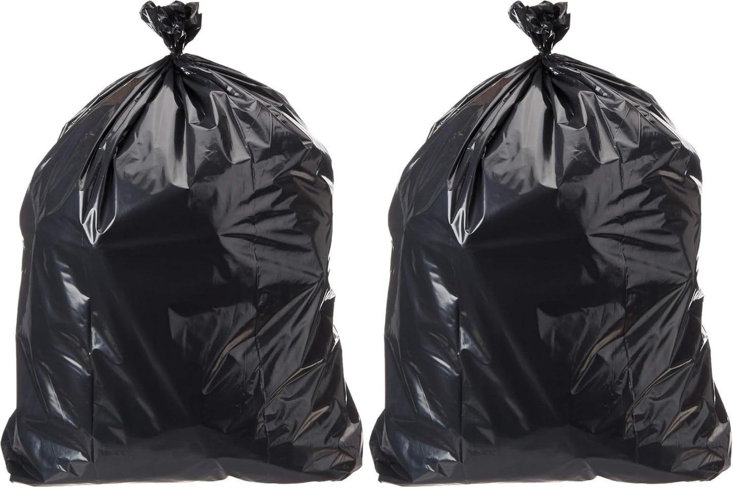 AmazonCommercial Construction Contractor Bag, Puncture Resistant, 42 Gallon, 3 Mil, 50 Count