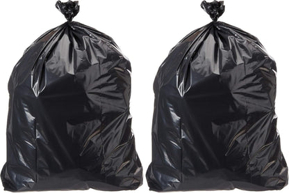 AmazonCommercial Construction Contractor Bag, Puncture Resistant, 42 Gallon, 3 Mil, 50 Count