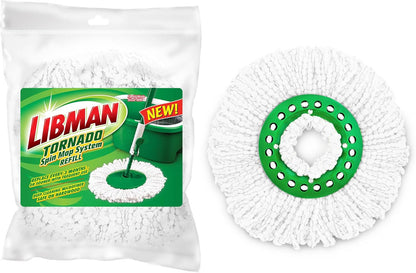 Libman Tornado Spin Mop Refills - Case of 4