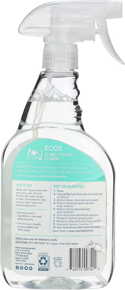 Earth Friendly Products Shower Cleaner Made with Tea Tree Oil, 22 Ounces