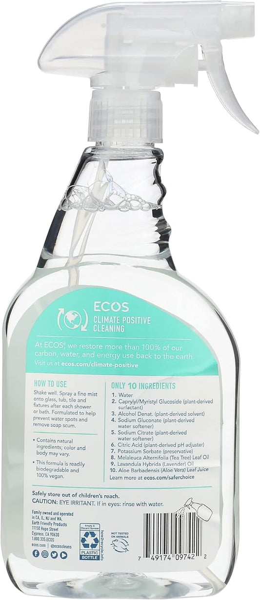 Earth Friendly Products Shower Cleaner Made with Tea Tree Oil, 22 Ounces