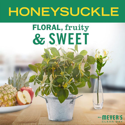 Mrs. MEYER'S CLEAN DAY Liquid Dish Soap, Honeysuckle, 16 fl. oz (Pack of 2)