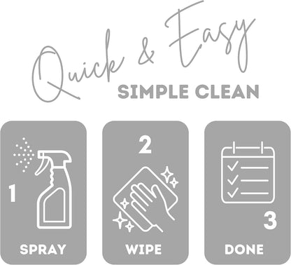 Quick Shine Multi Surface Floor Cleaner 64oz, Ready to Use-Streak Free-No Rinse, Use on Hardwood, Laminate, Luxury Vinyl Plank & Stone, Use in Spray Mops & Vac Mops, Safer Choice Cleaner