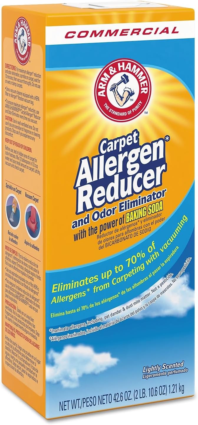 Arm & Hammer 3320084113CT Carpet & Room Allergen Reducer and Odor Eliminator 42.6 oz Box