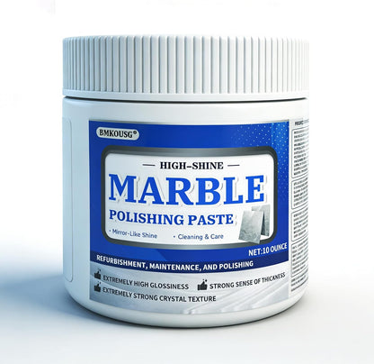 Marble Polishing Paste, Granite Cleaner Countertop, Marble Polish - Professional Polish Compound for Granite, Marble, Quartz & Stone | Restores Shine, Removes Scratches & Etch (10.OZ)